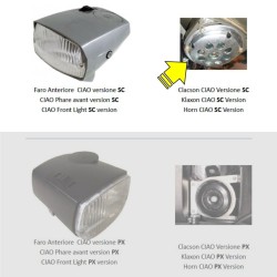 E-Bike conversion kit for CIAO Piaggio R/R2/SC series